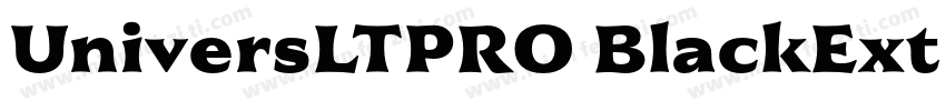 UniversLTPRO BlackExt 字体字体转换
